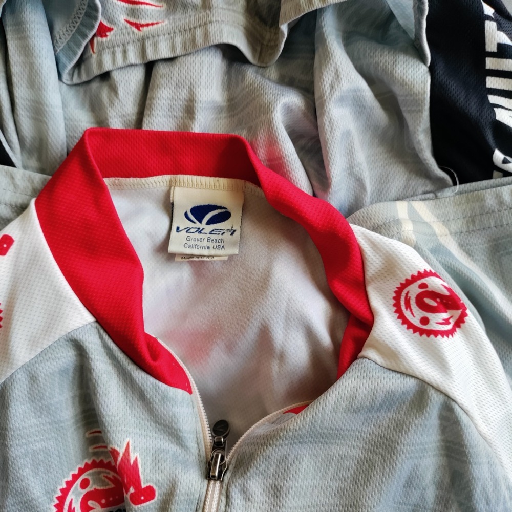 Voler Gray/Red XL‎ Hammer 25 Years Endurance 1/2 Zip Short Sleeve Cycling Jersey - Picture 8 of 11